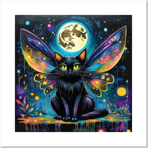 FAERY CAT Wall Art by Morrigan Austin